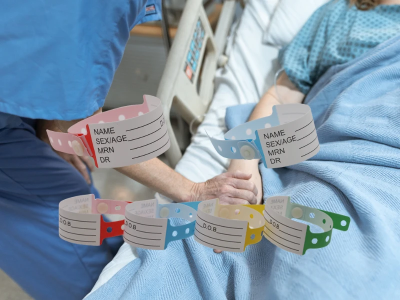 Medical handwriting wristband