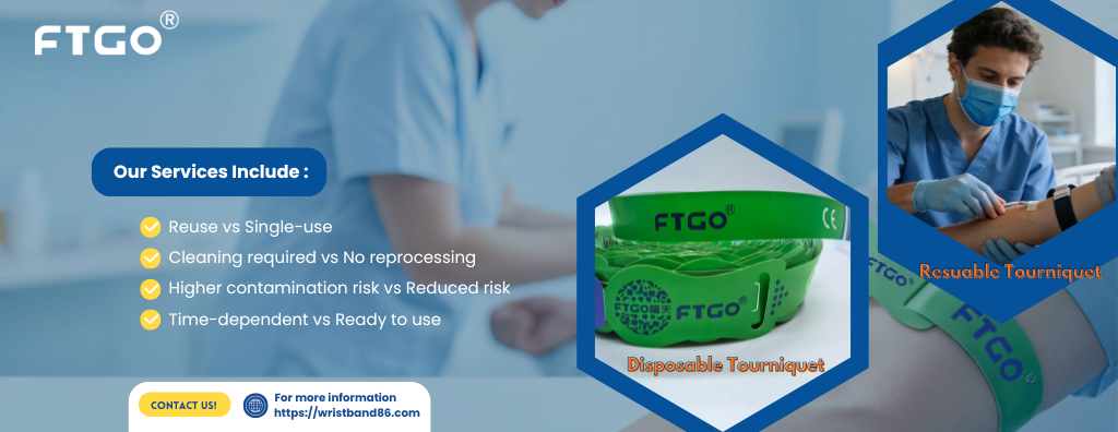 Disposable tourniquet vs reusable tourniquet infection control comparison